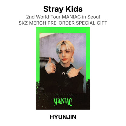 Stray Kids 2nd World Tour MANIAC in Seoul SKZ MERCH PRE-ORDER SPECIAL GIFT Offizielle Photocard