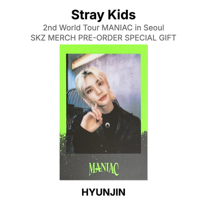 Stray Kids 2nd World Tour MANIAC in Seoul SKZ MERCH PRE-ORDER SPECIAL GIFT Offizielle Photocard