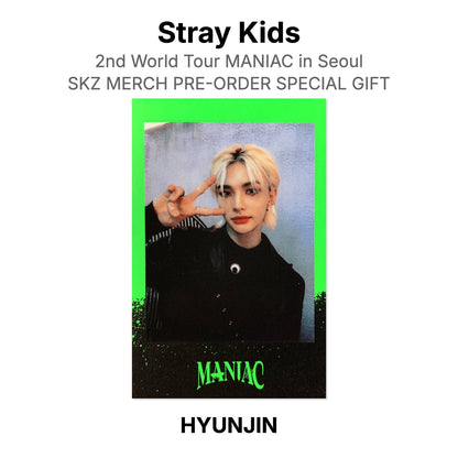 Stray Kids 2nd World Tour MANIAC in Seoul SKZ MERCH PRE-ORDER SPECIAL GIFT Offizielle Photocard