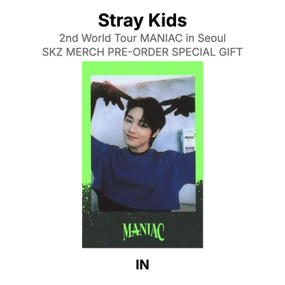 Stray Kids 2nd World Tour MANIAC in Seoul SKZ MERCH PRE-ORDER SPECIAL GIFT Offizielle Photocard