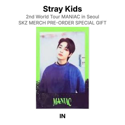 Stray Kids 2nd World Tour MANIAC in Seoul SKZ MERCH PRE-ORDER SPECIAL GIFT Offizielle Photocard