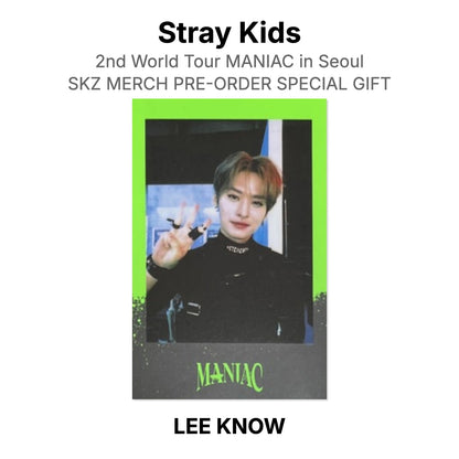 Stray Kids 2nd World Tour MANIAC in Seoul SKZ MERCH PRE-ORDER SPECIAL GIFT Offizielle Photocard