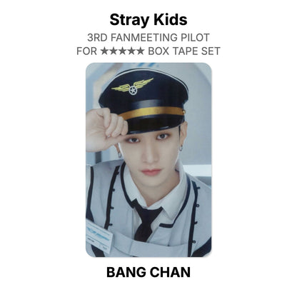 Stray Kids 3RD FANMEETING PILOT : FOR 5-STAR BOX TAPE SET photocard oficial