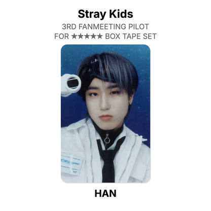 Stray Kids 3RD FANMEETING PILOT : FOR 5-STAR BOX TAPE SET photocard oficial