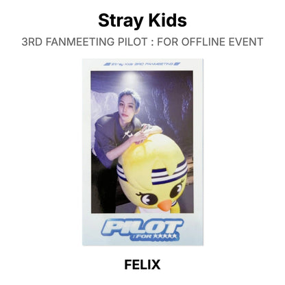 Stray Kids 3RD FANMEETING PILOT : FOR OFFLINE EVENT Official Photocard