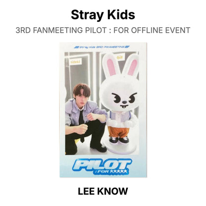 Stray Kids 3RD FANMEETING PILOT : FOR OFFLINE EVENT Official Photocard