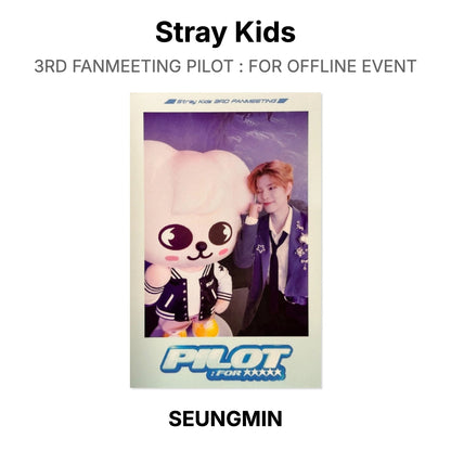Stray Kids 3RD FANMEETING PILOT : FOR OFFLINE EVENT Official Photocard