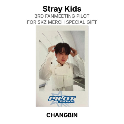 Stray Kids 3RD FANMEETING PILOT : FOR SKZ MERCH SPECIAL GIFT Official Photocard