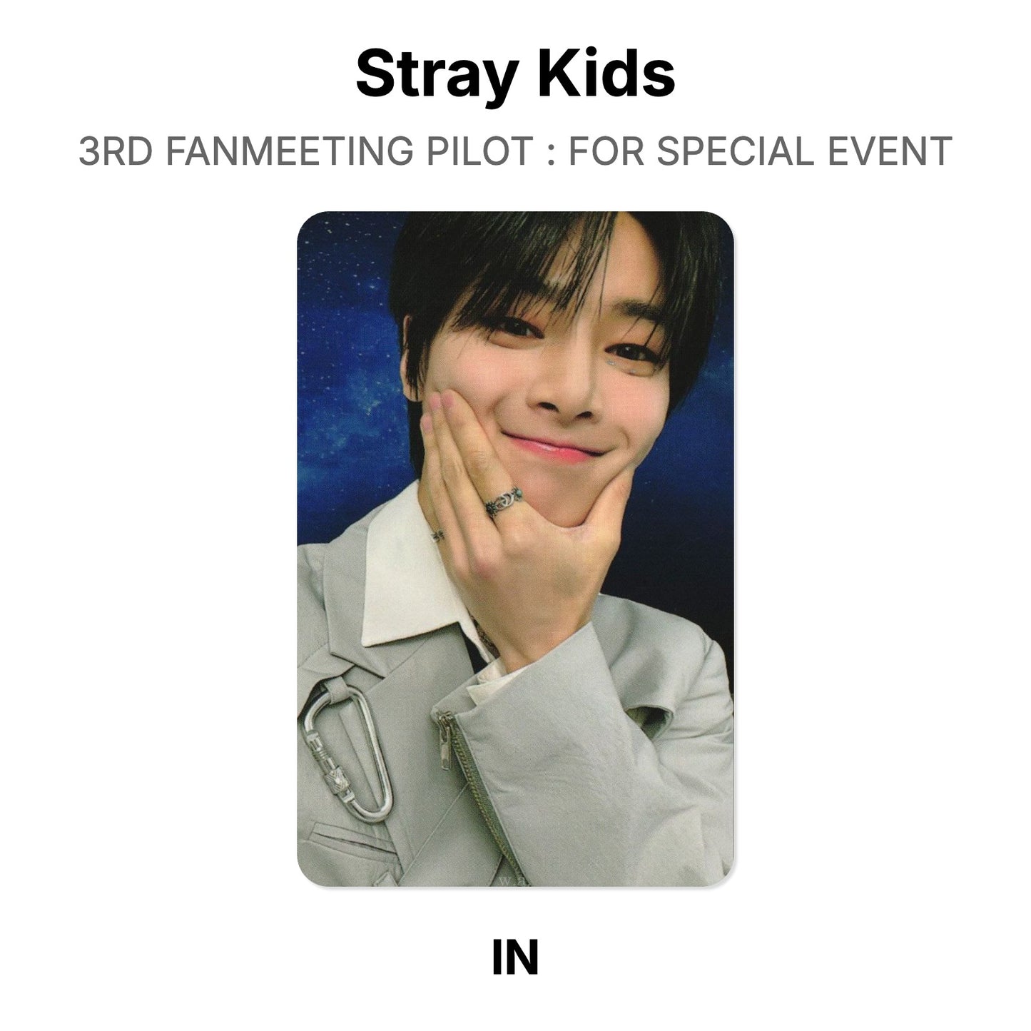 Stray Kids 3RD FANMEETING PILOT : FOR SPECIAL EVENT 公式フォトカード