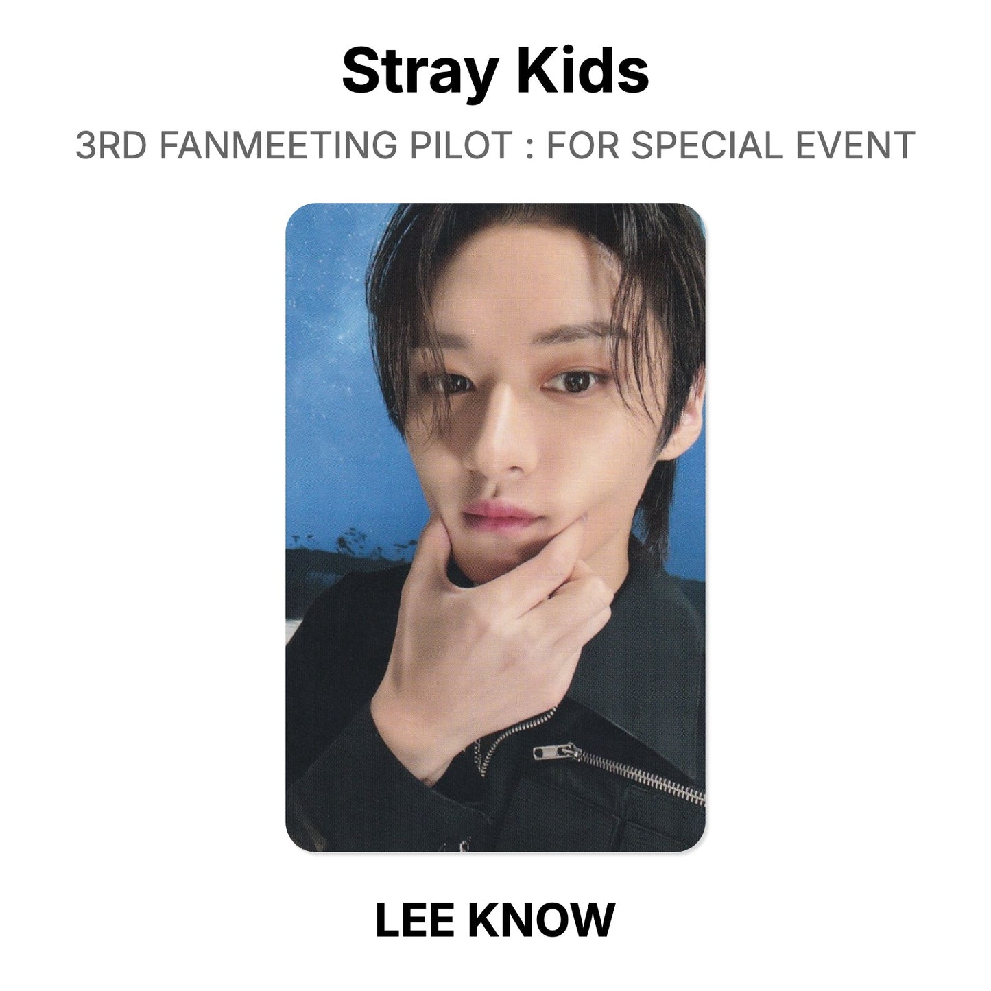 Stray Kids 3RD FANMEETING PILOT : FOR SPECIAL EVENT 公式フォトカード