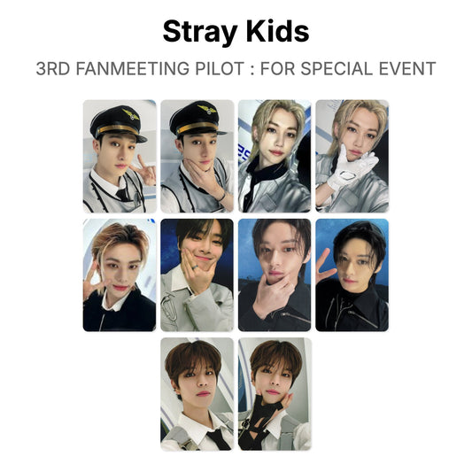 Stray Kids 3RD FANMEETING PILOT : FOR SPECIAL EVENT Official Photocard