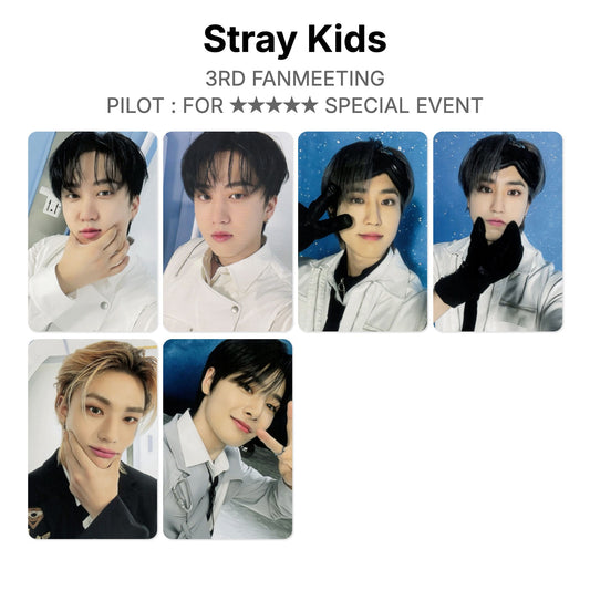 Stray Kids 3RD FANMEETING PILOT : FOR 5-STAR SPECIAL EVENT Official Photocard
