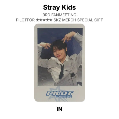Stray Kids 3RD FANMEETING PILOT : FOR 5-STAR SKZ MERCH SPECIAL GIFT Official Photocard
