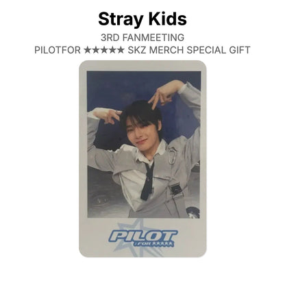 Stray Kids 3RD FANMEETING PILOT : FOR 5-STAR SKZ MERCH SPECIAL GIFT Official Photocard