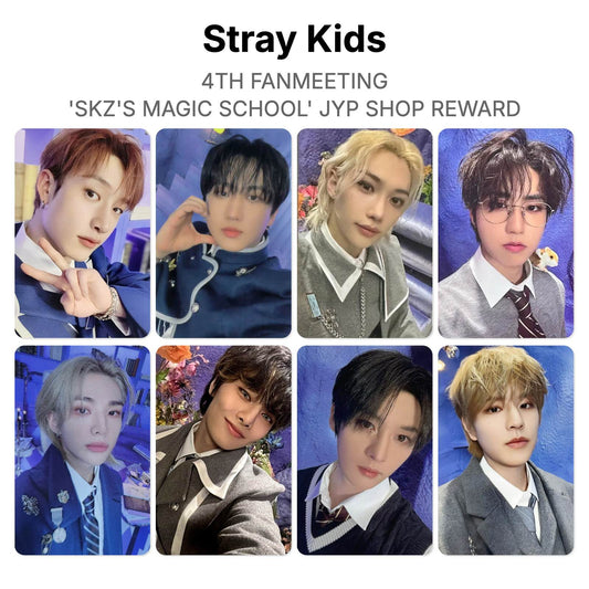 Stray Kids 4TH FANMEETING 'SKZ'S MAGIC SCHOOL' JYP SHOP REWARD Official Photocard