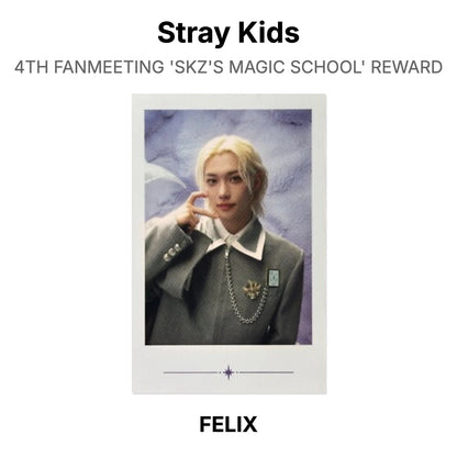 Stray Kids 4TH FANMEETING 'SKZ'S MAGIC SCHOOL' REWARD Official Photocard