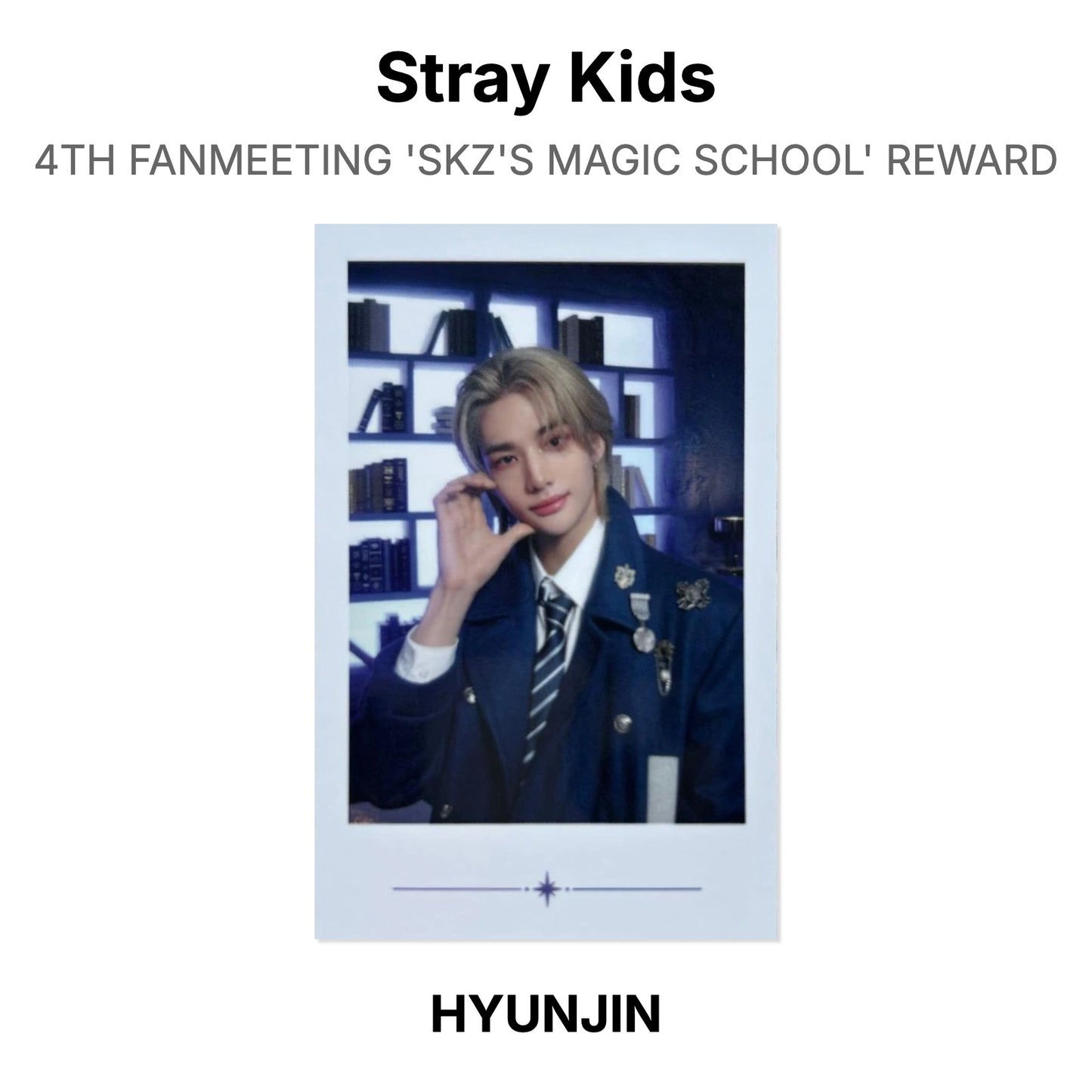 Stray Kids 4TH FANMEETING 'SKZ'S MAGIC SCHOOL' REWARD Official Photocard