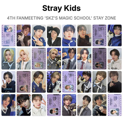 Stray Kids 4TH FANMEETING 'SKZ'S MAGIC SCHOOL' STAY ZONE Official Photocard