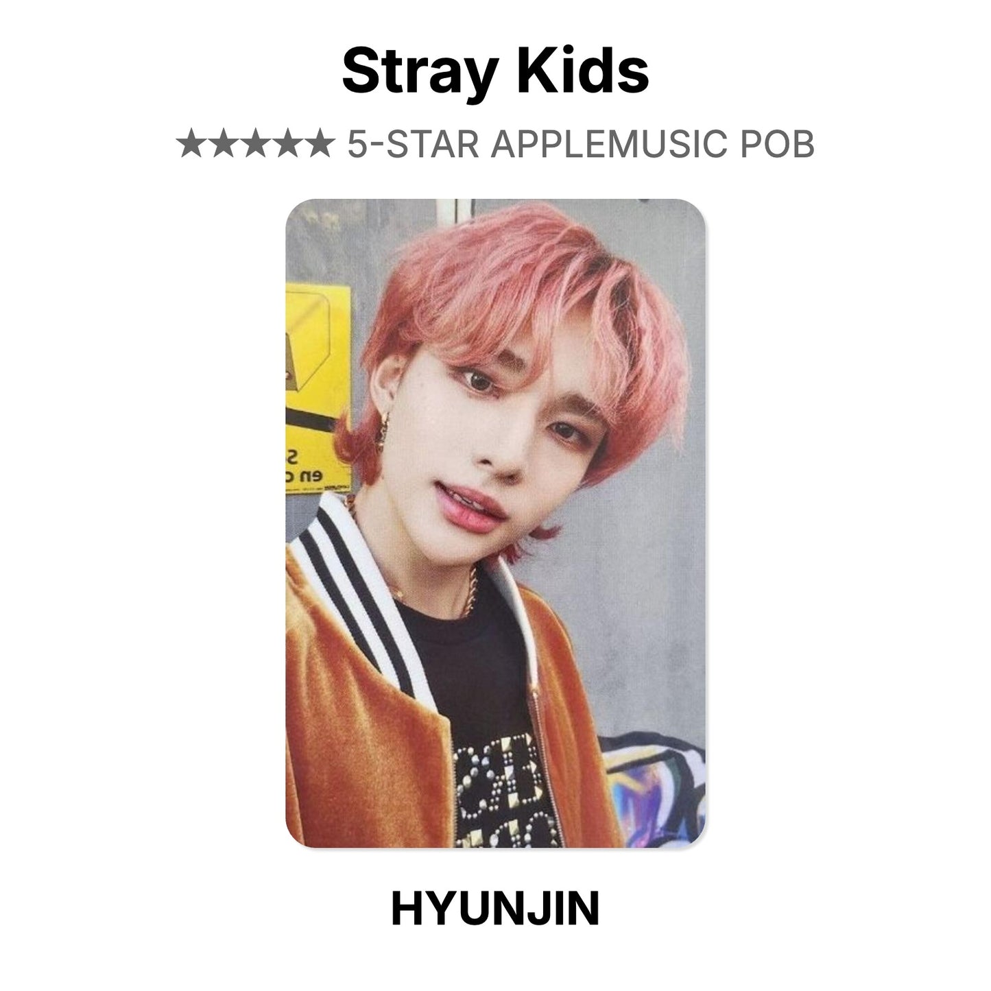 Stray Kids 5-STAR APPLEMUSIC POB Official Photocard