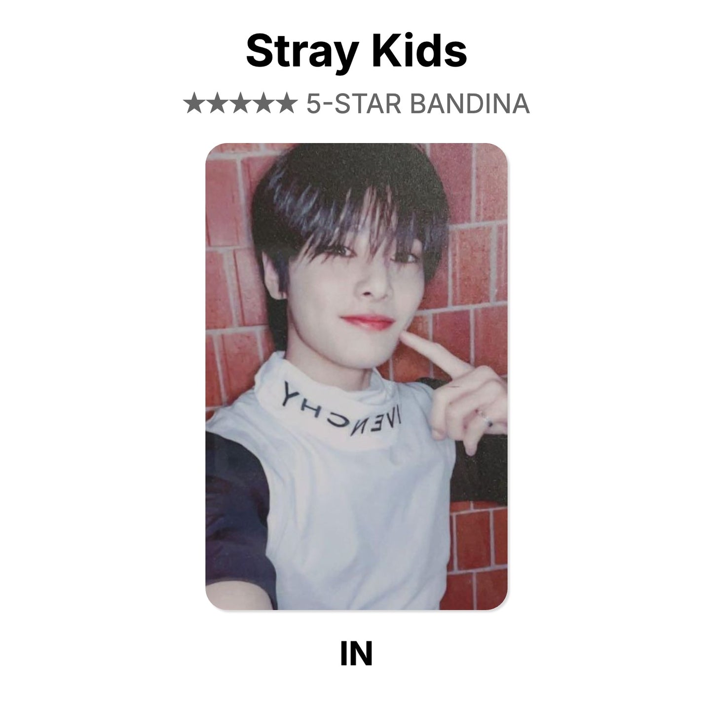 Stray Kids 5-STAR BANDINA photocard resmi