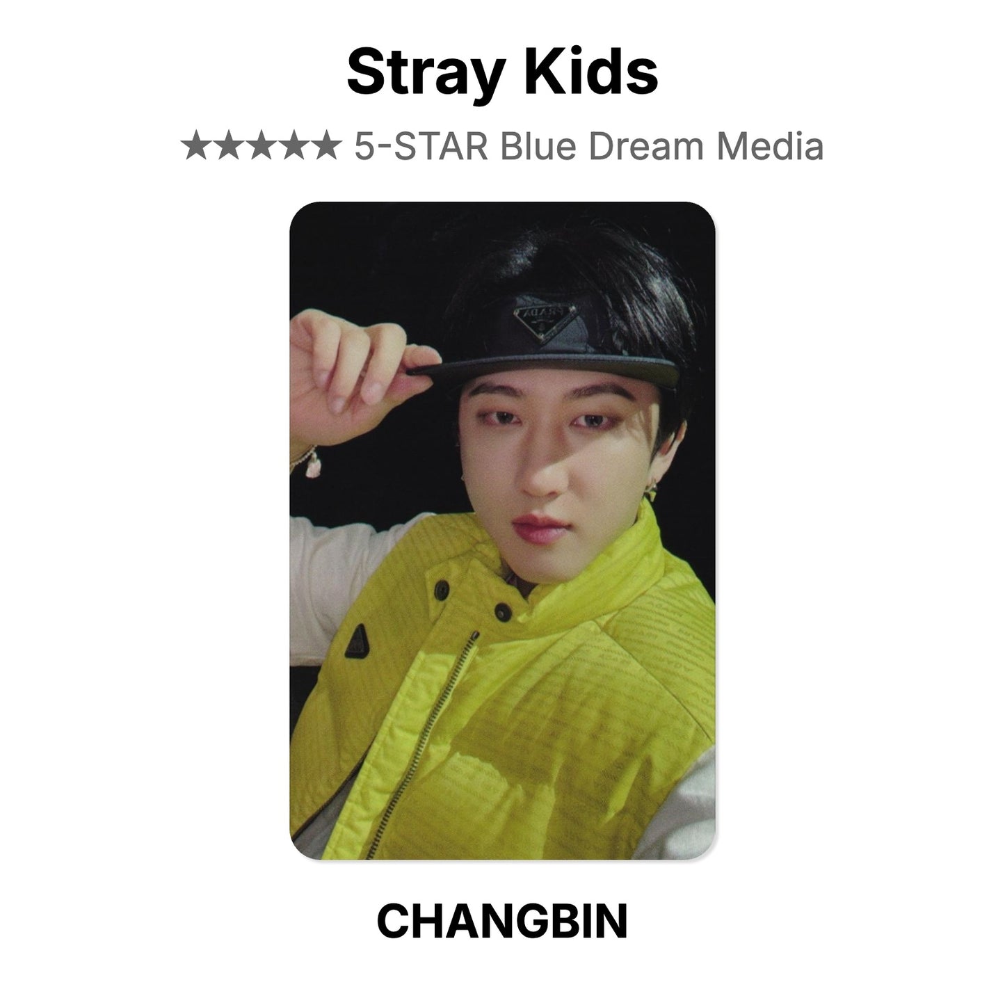 Stray Kids 5-STAR Blue Dream Media photocard ufficiale