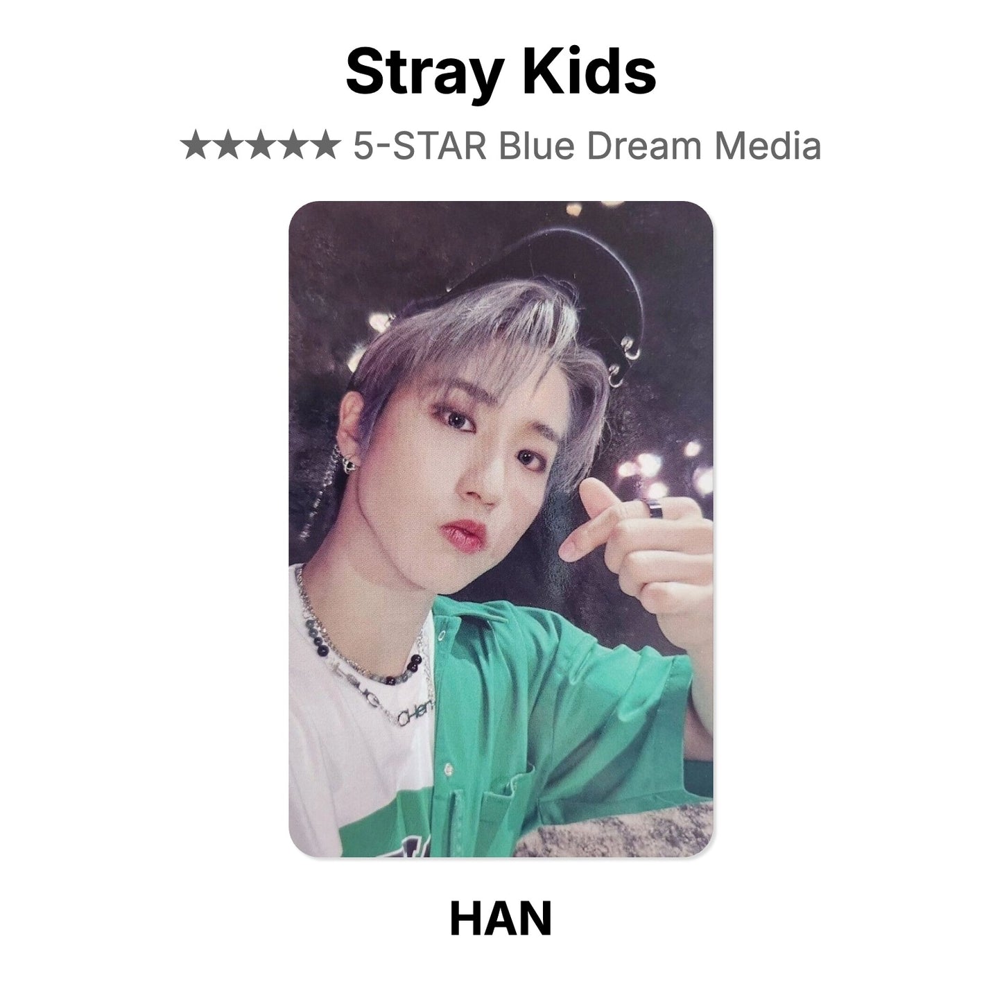 Stray Kids 5-STAR Blue Dream Media photocard ufficiale
