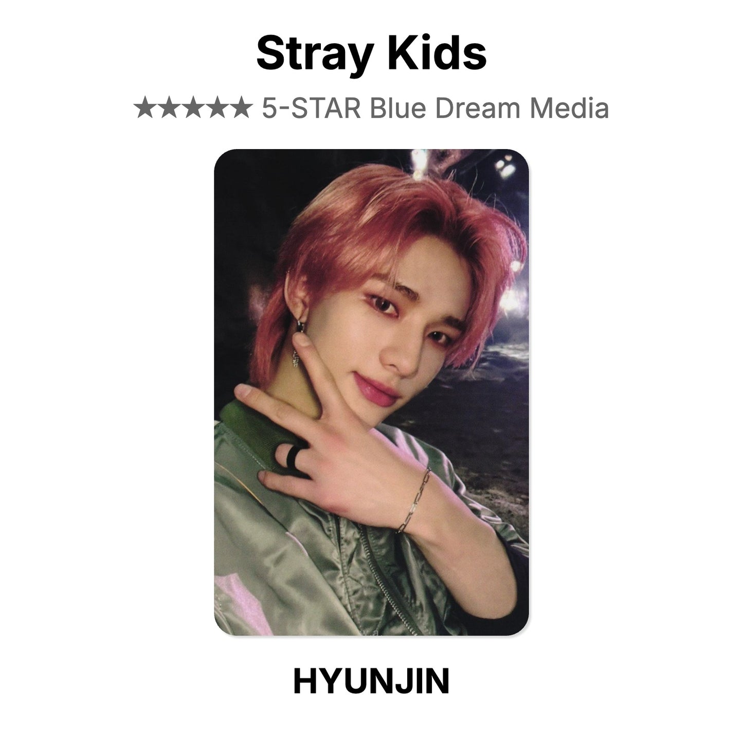 Stray Kids 5-STAR Blue Dream Media photocard ufficiale