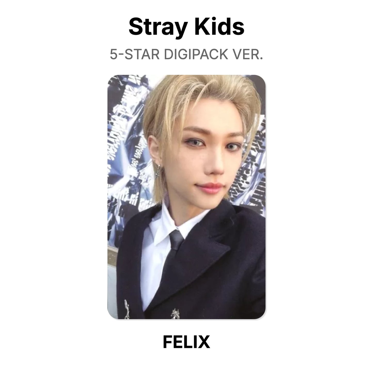 Stray Kids 5-STAR DIGIPACK VER. photocard ufficiale