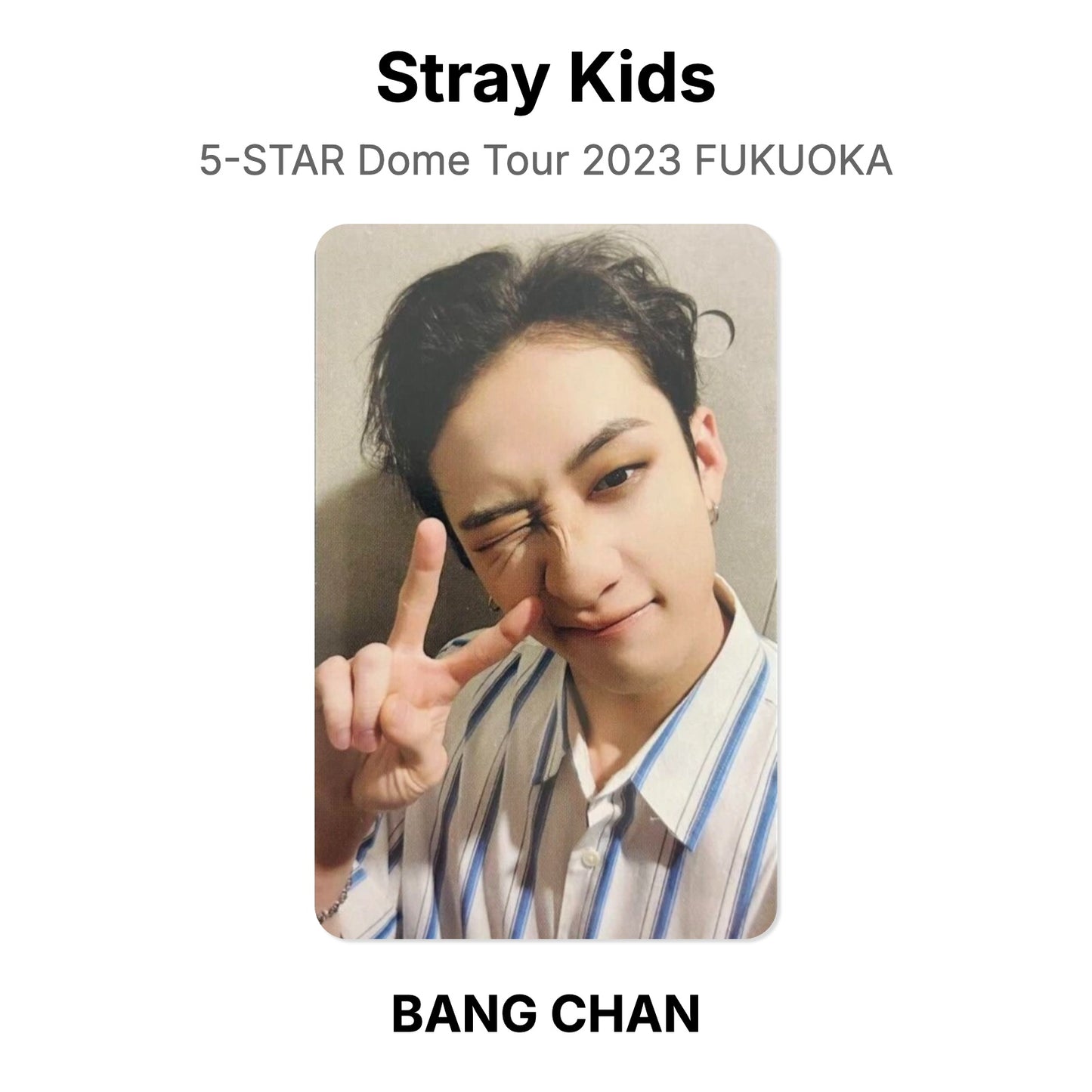 Stray Kids 5-STAR Dome Tour 2023 FUKUOKA Official Photocard