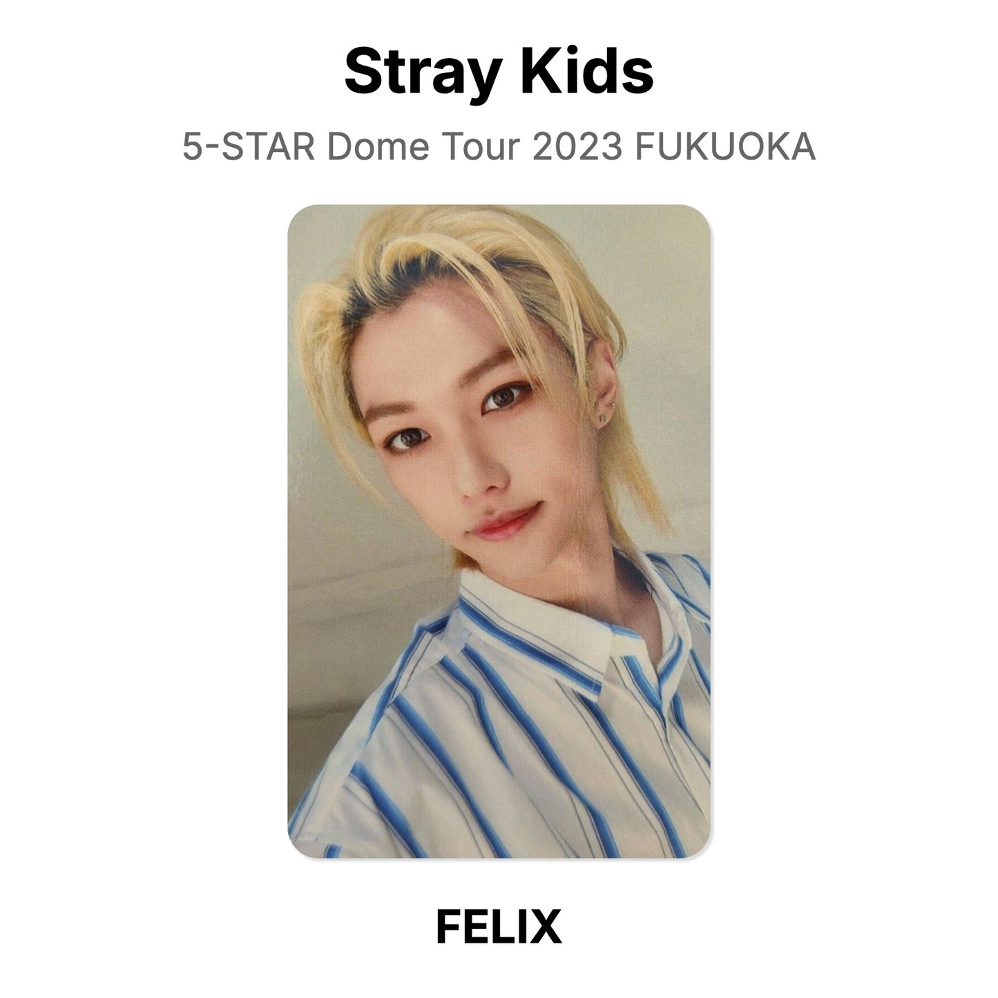 Stray Kids 5-STAR Dome Tour 2023 FUKUOKA Official Photocard