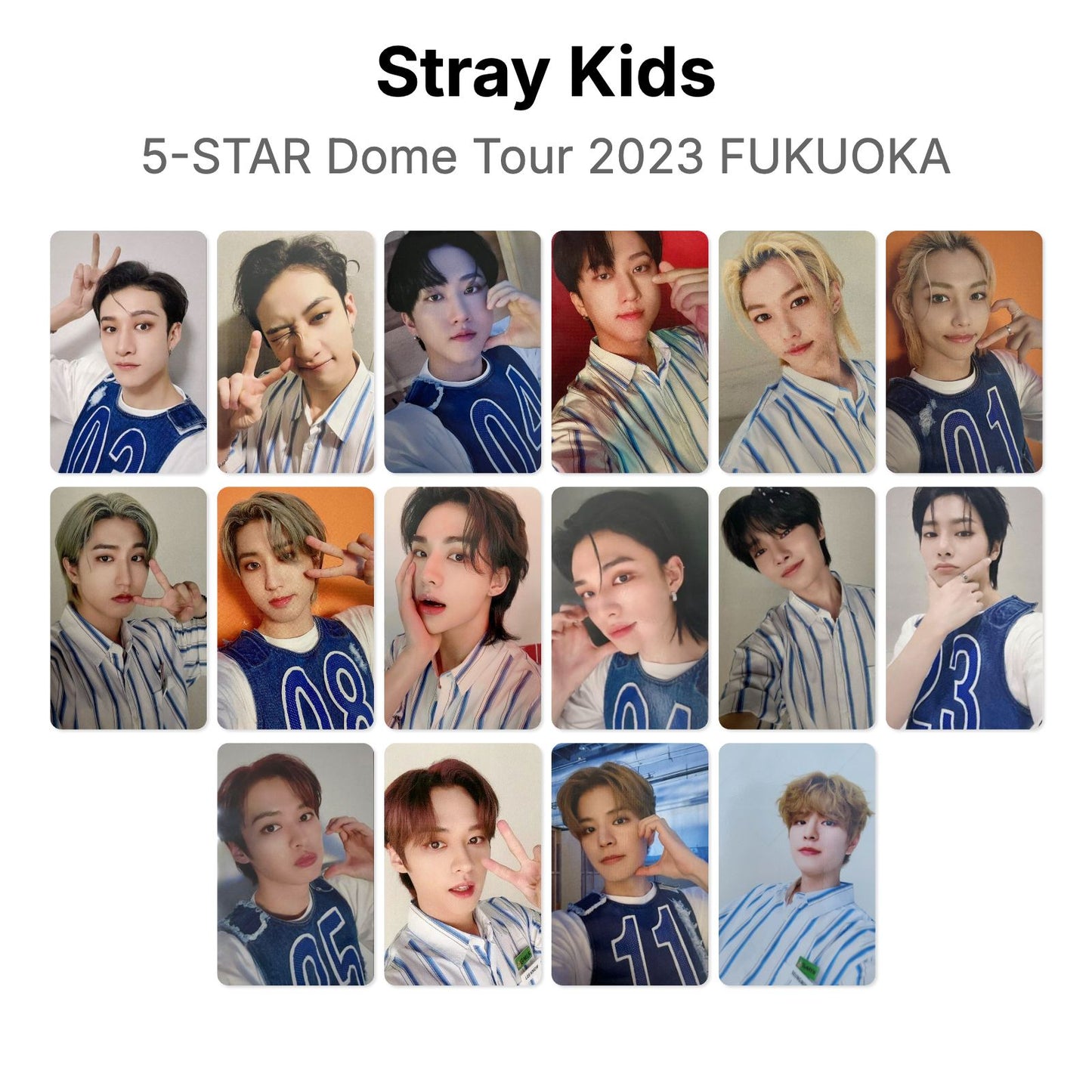 Stray Kids 5-STAR Dome Tour 2023 FUKUOKA Official Photocard