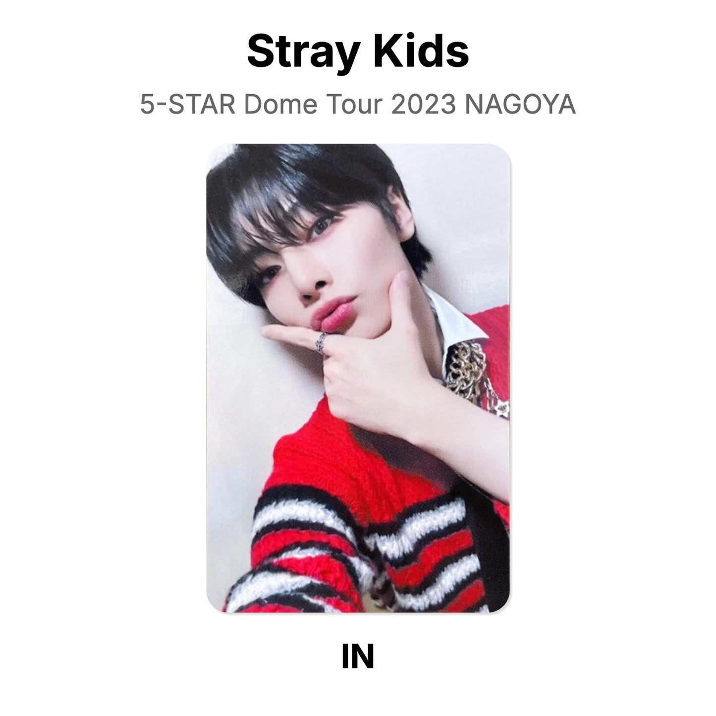 Stray Kids 5-STAR Dome Tour 2023 NAGOYA photocard officielle
