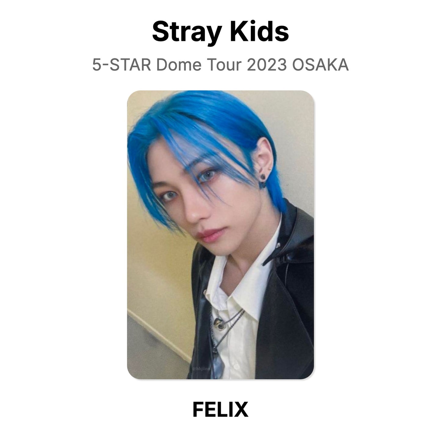 Stray Kids 5-STAR Dome Tour 2023 OSAKA photocard resmi