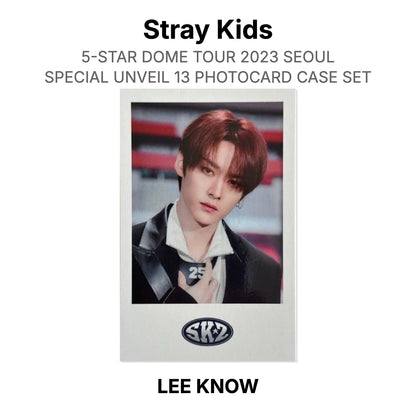 Stray Kids 5-STAR DOME TOUR 2023 SEOUL SPECIAL UNVEIL 13 PHOTOCARD CASE SET официальная фотокарта