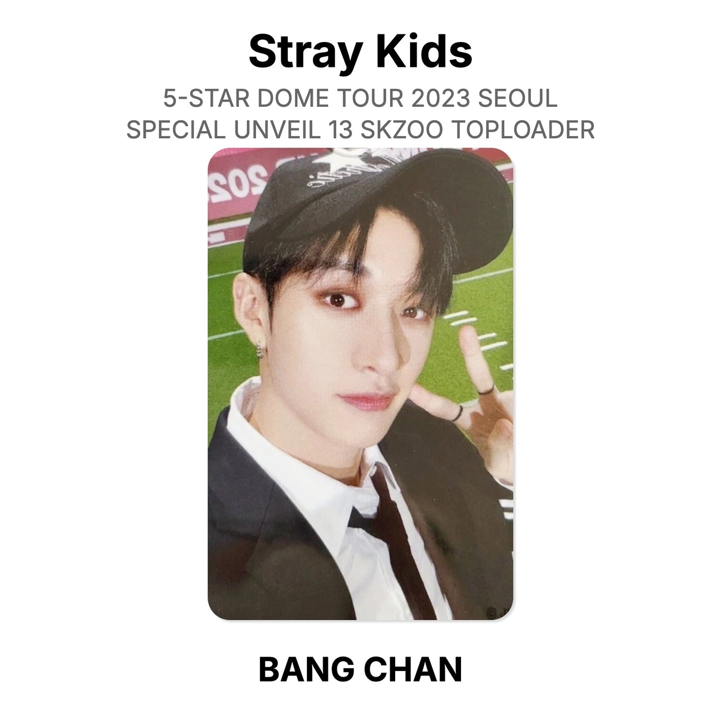 Stray Kids 5-STAR DOME TOUR 2023 SEOUL SPECIAL UNVEIL 13 SKZOO TOPLOADER Offizielle Photocard