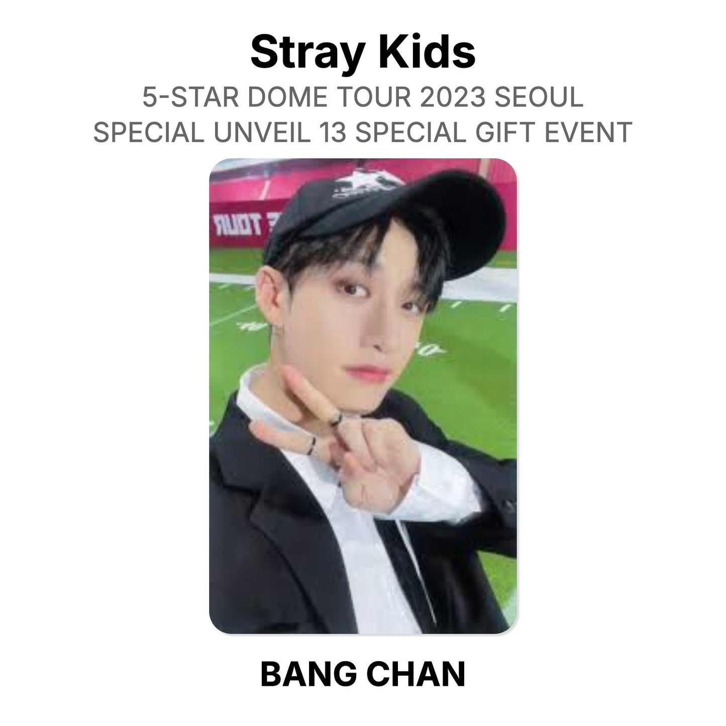 Stray Kids 5-STAR DOME TOUR 2023 SEOUL SPECIAL UNVEIL 13 SPECIAL GIFT EVENT Official Photocard