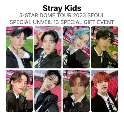 Stray Kids 5-STAR DOME TOUR 2023 SEOUL SPECIAL UNVEIL 13 SPECIAL GIFT EVENT Official Photocard