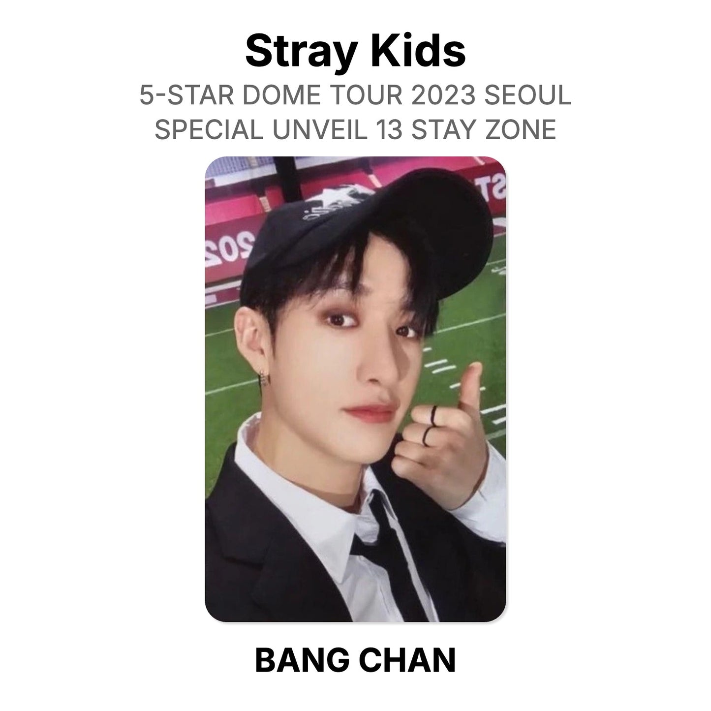 Stray Kids 5-STAR DOME TOUR 2023 SEOUL SPECIAL UNVEIL 13 STAY ZONE Official Photocard
