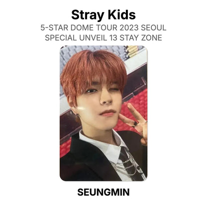 Stray Kids 5-STAR DOME TOUR 2023 SEOUL SPECIAL UNVEIL 13 STAY ZONE Official Photocard