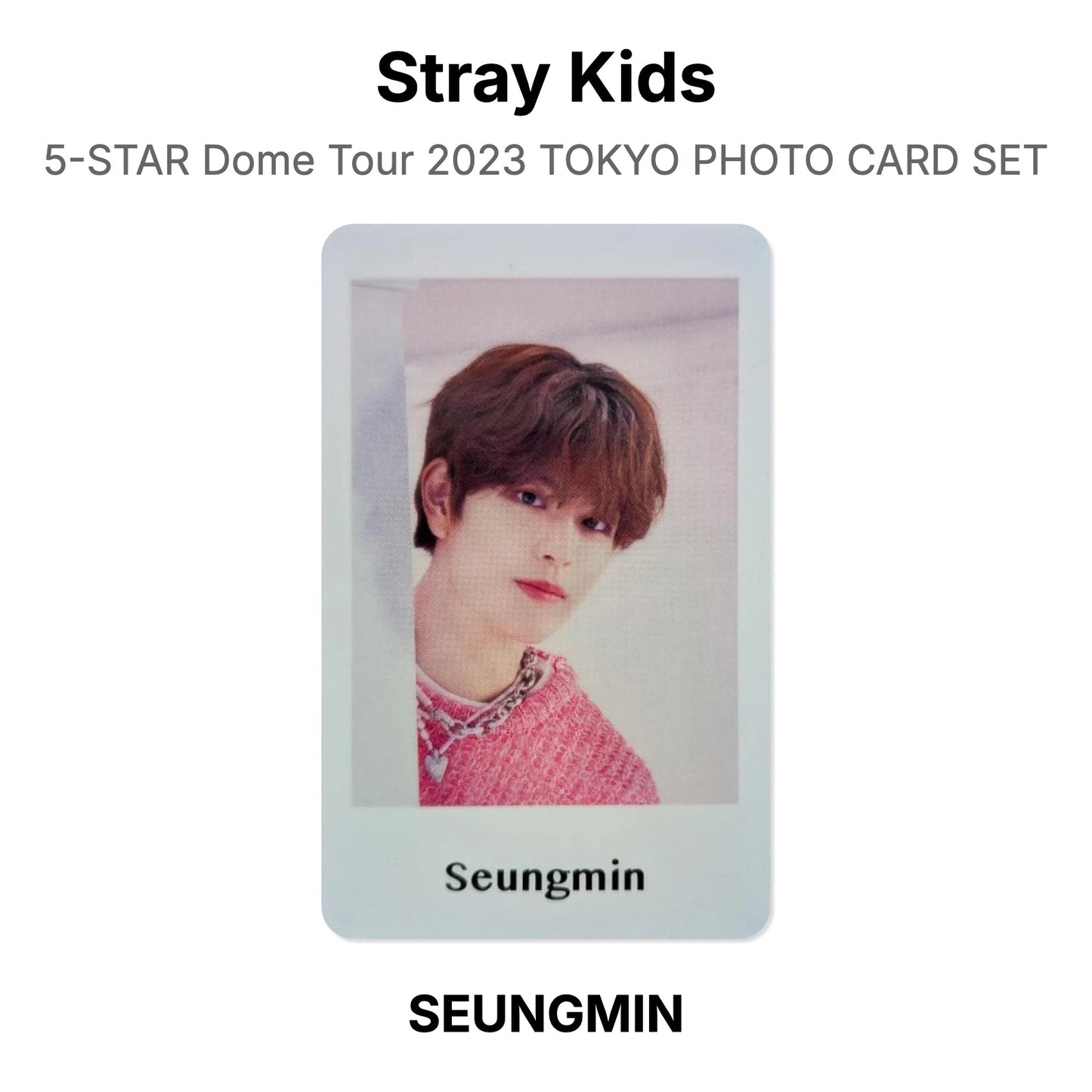 Stray Kids 5-STAR Dome Tour 2023 TOKYO PHOTO CARD SET Official Photocard