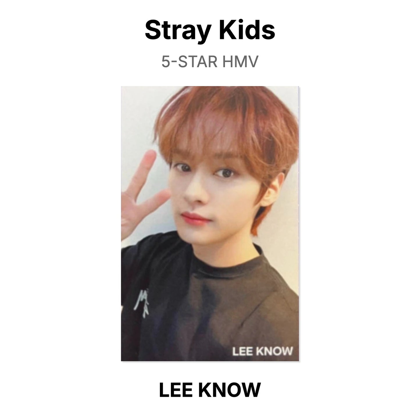 Stray Kids 5-STAR HMV Official Photocard