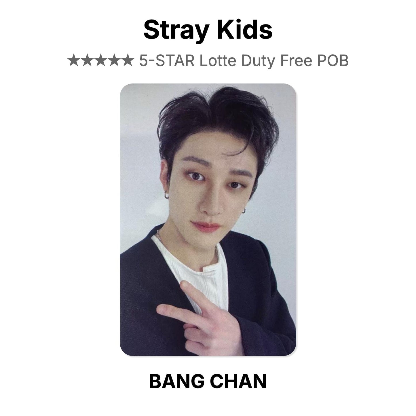 Stray Kids 5-STAR Lotte Duty Free POB photocard oficial