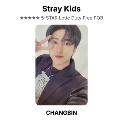 Stray Kids 5-STAR Lotte Duty Free POB photocard oficial