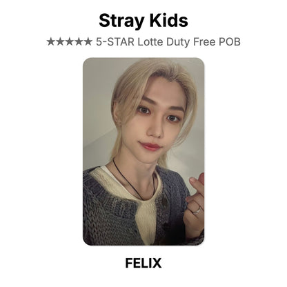 Stray Kids 5-STAR Lotte Duty Free POB photocard oficial