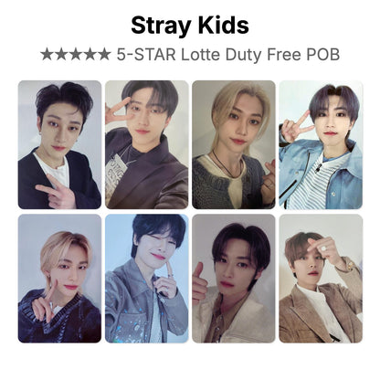 Stray Kids 5-STAR Lotte Duty Free POB photocard oficial