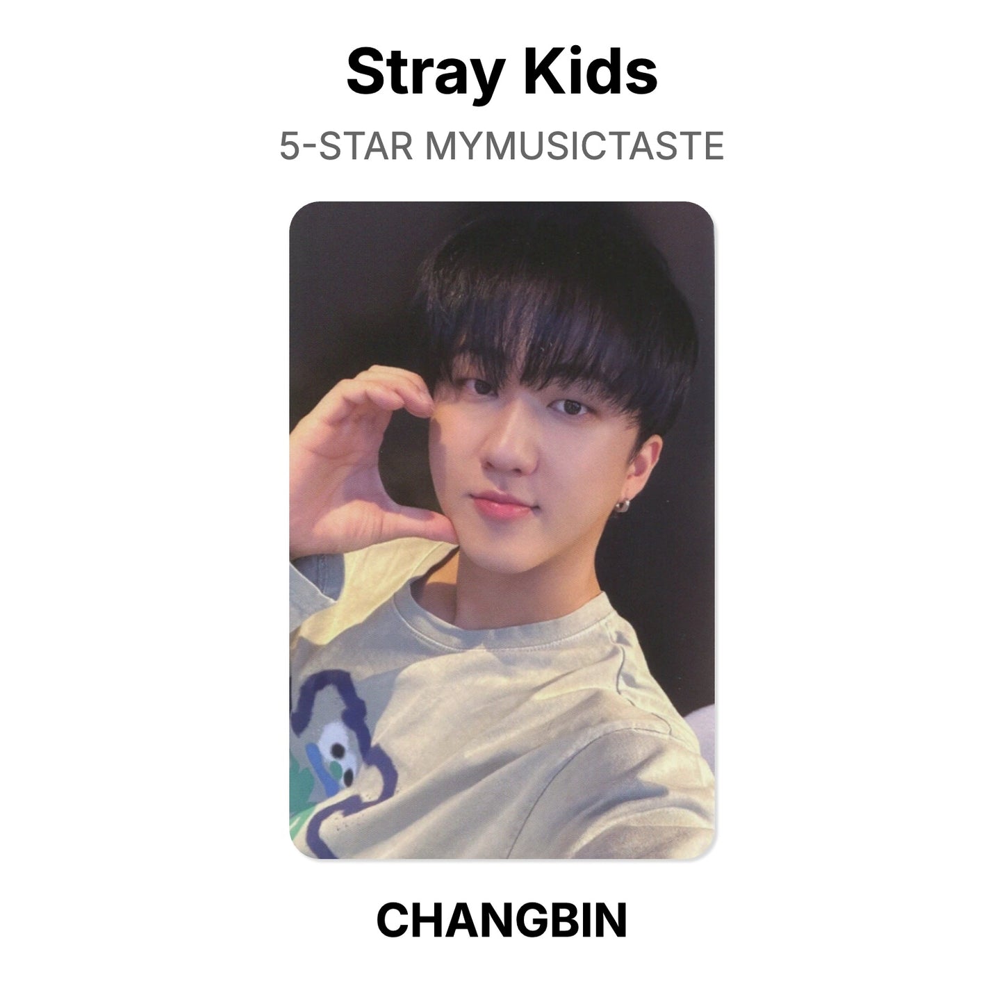 Stray Kids 5-STAR MYMUSICTASTE virallinen Photocard
