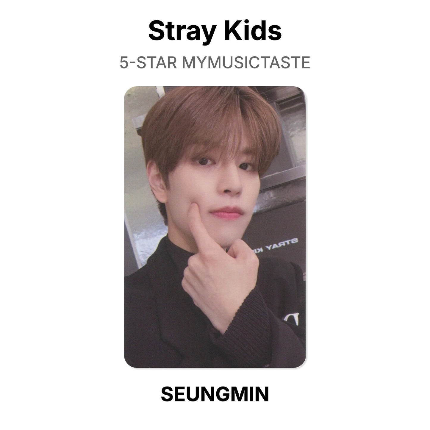 Stray Kids 5-STAR MYMUSICTASTE virallinen Photocard