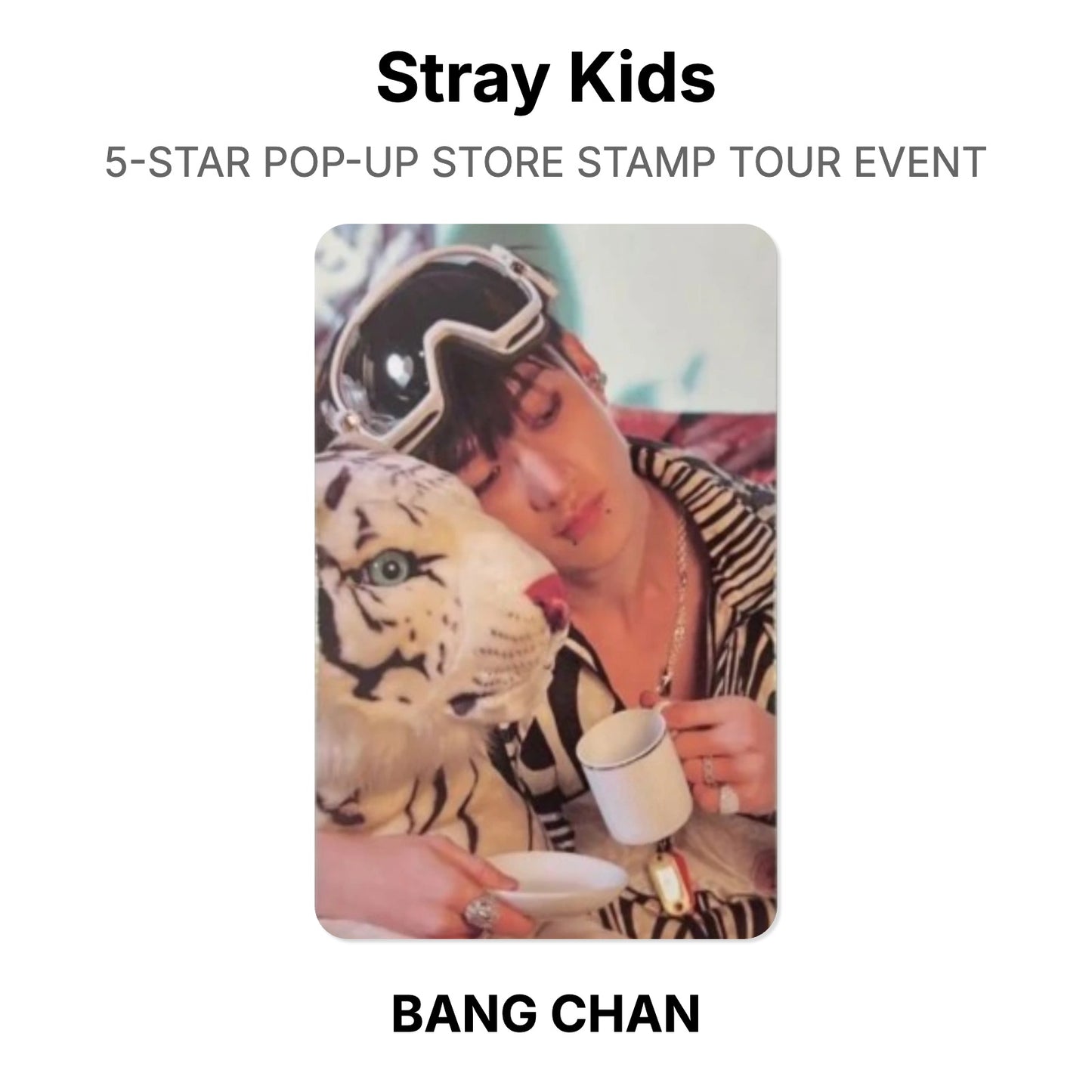 Stray Kids 5-STAR POP-UP STORE STAMP TOUR EVENT โฟโต้การ์ดของแท้