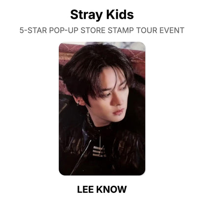 Stray Kids 5-STAR POP-UP STORE STAMP TOUR EVENT โฟโต้การ์ดของแท้