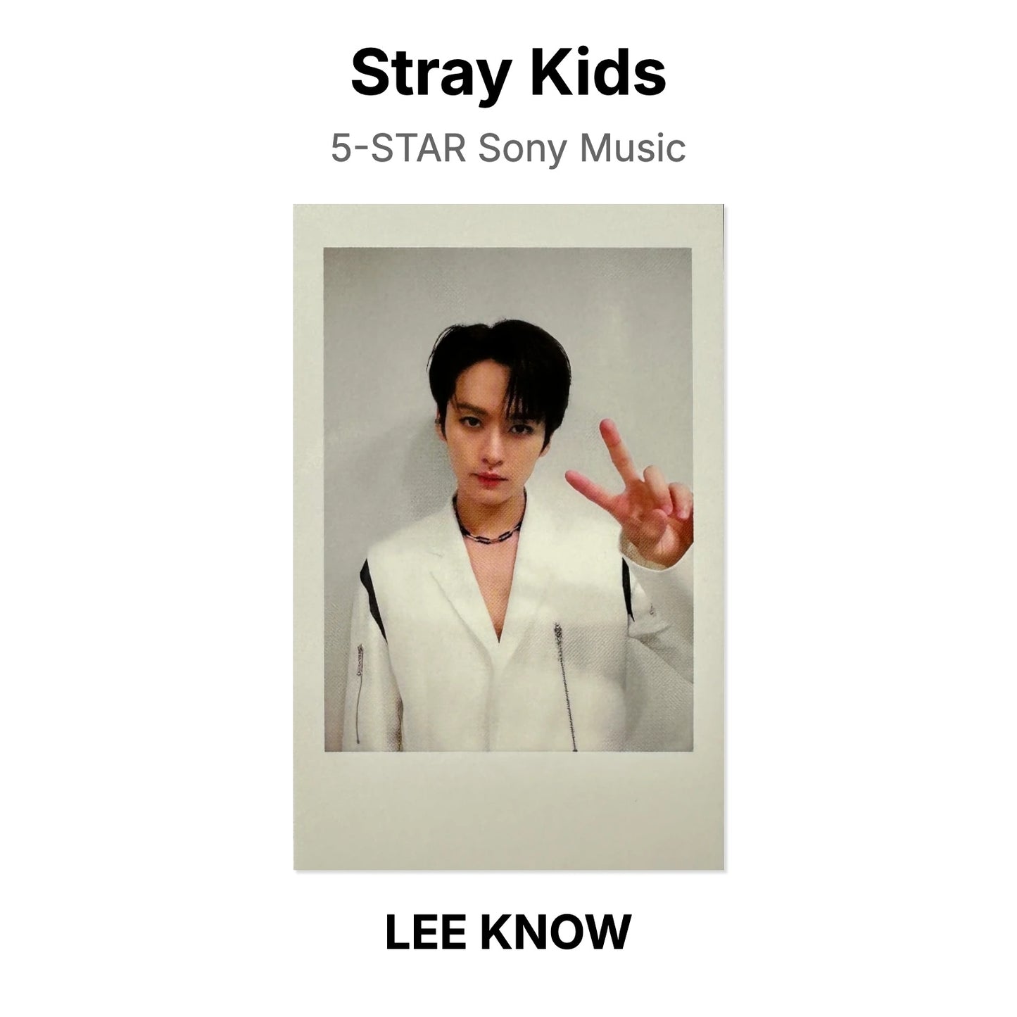 Stray Kids 5-STAR Sony Music officiellt Photocard